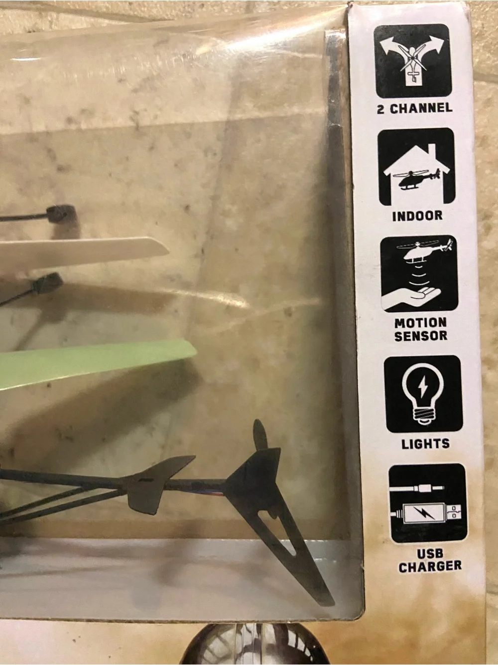 NIB Star Wars Mandalorian Green & White RC Helicopter Toy